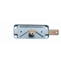 Cerradura Metal Sobreponer 1511Av Acero Cincado Puerta Metalica Basculante Mcm