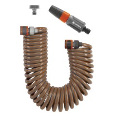 Manguera Espiral Flexible  9 Mm Con Accesorios 15 M