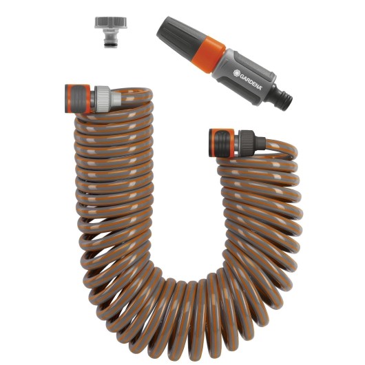 Manguera Espiral Flexible  9 Mm Con Accesorios 15 M