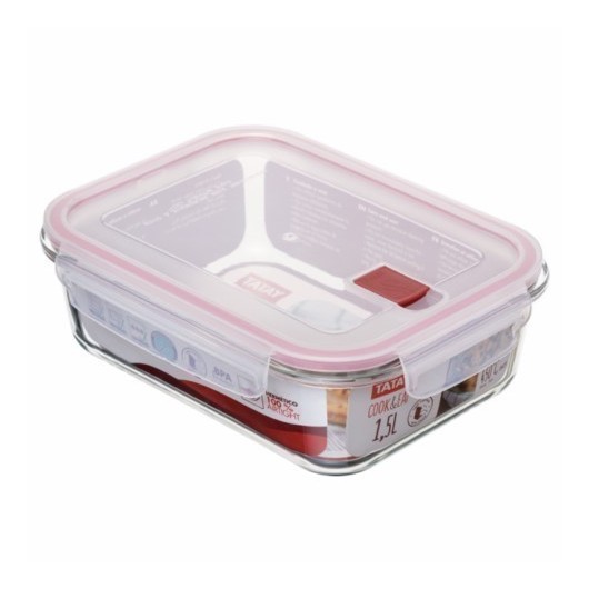 Contenedor Hermetico Borosilicato Cook & Eat 1,5 L - Valvula