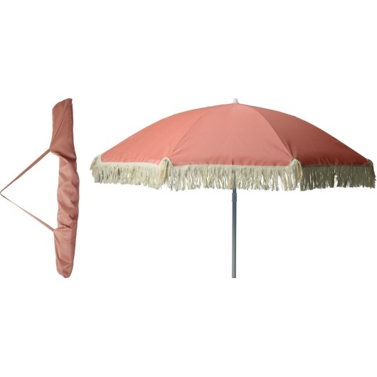 Parasol Playa  180 Cm Rosa