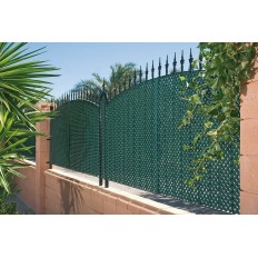 Celosa Pvc 48 Mm 100X 200 Cm. Verde.