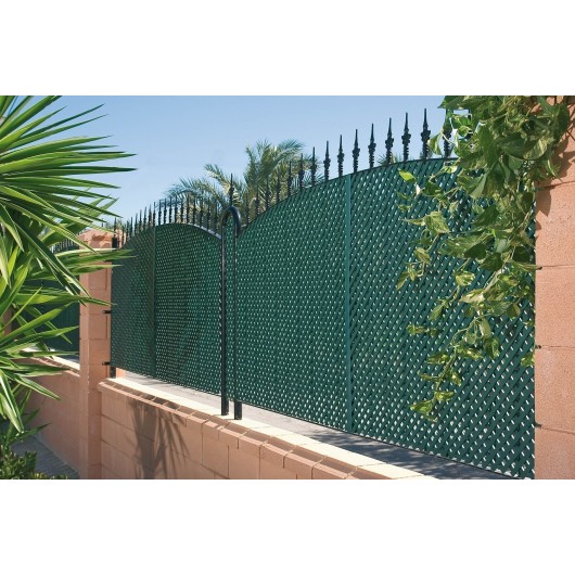 Celosa Pvc 48 Mm 100X 200 Cm. Verde.