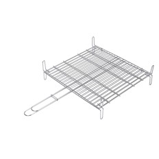 Parrilla Doble Inox 18/8 40X45 Cm