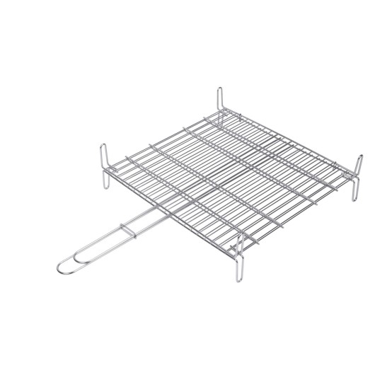 Parrilla Doble Inox 18/8 50X50 Cm