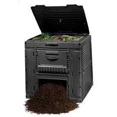 Compostador E-Composter W/Base 470 L 79X79X79 Cm