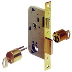 Cerradura Madera Embutir  20X30Mm 200030Hl Laton Canto Cuadrado Tesa