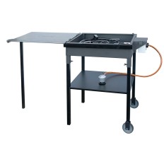 Plancha Paellera A Gas Con Ruedas 77X53X90 Cm