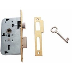 Cerradura Madera Embutir  20X30Mm 200230Hl Laton Canto Cuadrado Sin Resbalon Tesa
