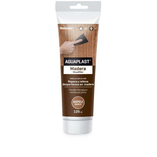 Masilla Reparacion Madera Aguaplast 125 Ml 3559 Sapeli