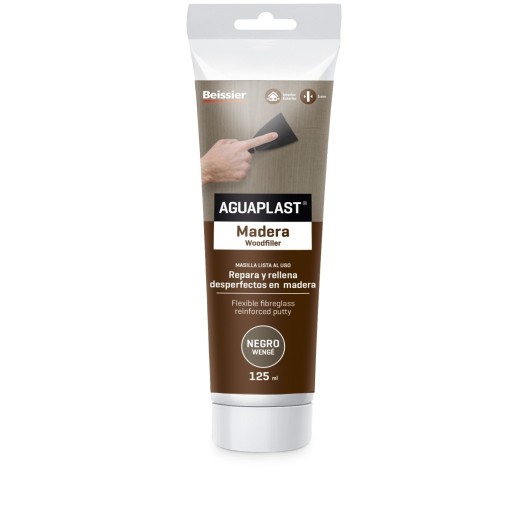 Masilla Reparacion Madera Aguaplast 125 Ml 3556 Wengue