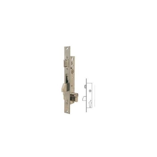 Cerradura Metalica Embutir 22X20Mm 2216203Ai Inox Rodillo/Palanca Deslizante Tesa