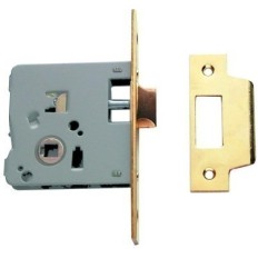 Cerradura Puerta 25X50Mm 201550Hl Hierro Laton  Madera Embutir Canto Cuadrado Tesa
