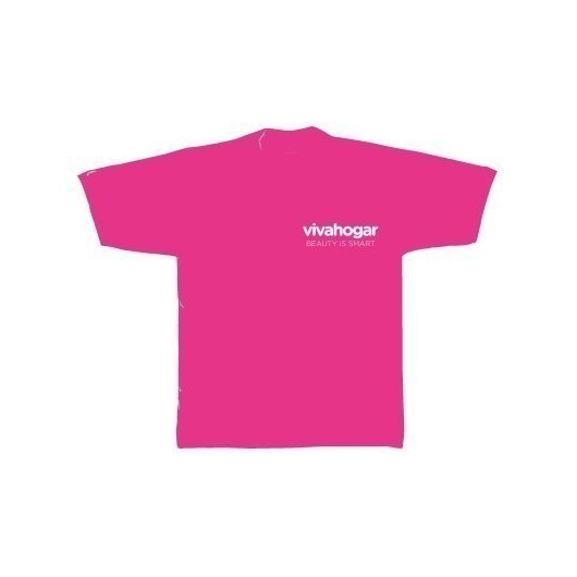 Polo Trabajo M/Corta T-Xxl Serig 100%Alg Rosa Vivahogar 1 Ud