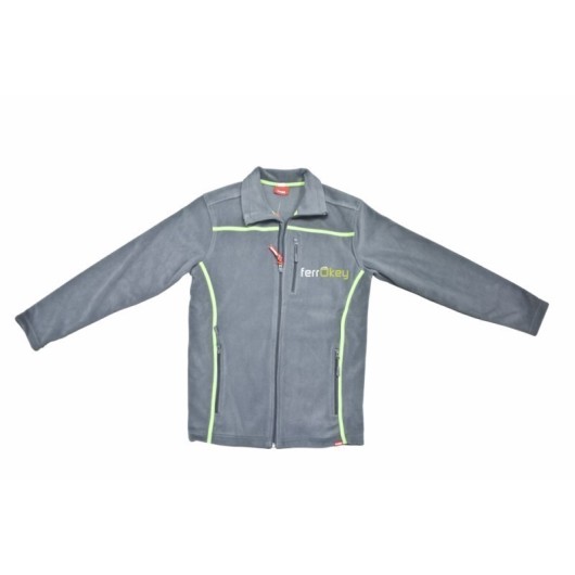 Chaqueta Trabajo M/Larga T-Xs Gris/Verde Ferrokey 1 Ud