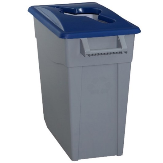 Contenedor Basura 65Lt C/Rued Pl Denox