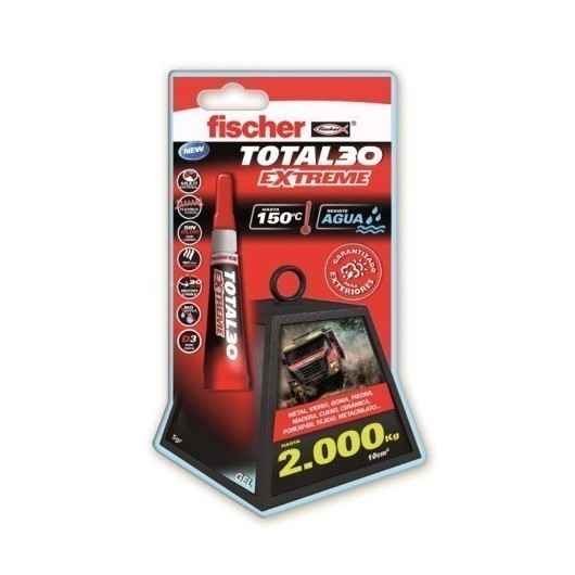 Adhesivo Instantaneo Flex 5 Gr Gel Univ Total 30 Fischer