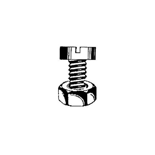 Tornillo R/Metr. 06X30Mm M6 84 Nivel Ac Cinc C/Tuerc. Nv1243