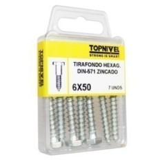 Tornillo Barraquero 571 06X50Mm Cinc Nivel 7 Pz