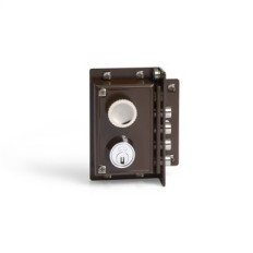 Cerradura Seguridad Sobreponer  88X40Mm 5240-70-I Marron 4 Bulones Izquierda Jis