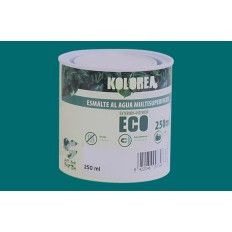 Esmalte Al Agua Eco Satinado Kolorea 250 Ml Verde Jade