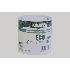 Esmalte Al Agua Eco Satinado Kolorea 250 Ml Gris Suave