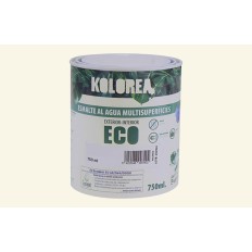 Esmalte Al Agua Eco Satinado Kolorea 750 Ml Blanco Roto