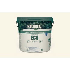 Esmalte Al Agua Eco Satinado Kolorea 4 L Blanco Roto