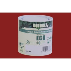 Esmalte Al Agua Eco Satinado Kolorea 250 Ml Rojo Carruajes