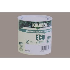 Esmalte Al Agua Eco Satinado Kolorea 250 Ml Moka