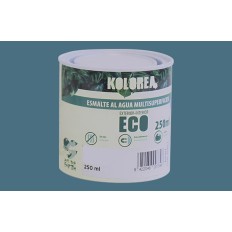 Esmalte Al Agua Eco Satinado Kolorea 250 Ml Gris Marengo