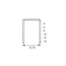 Grapa Grapadora Modelo 58 14Mm Acero Clavex 5.000 Pz