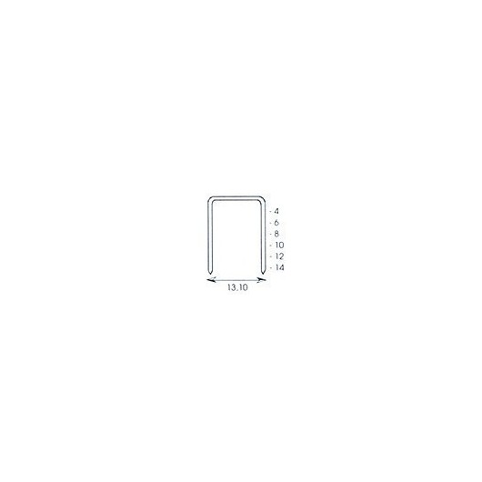 Grapa Grapadora Modelo 58 14Mm Acero Clavex 5.000 Pz