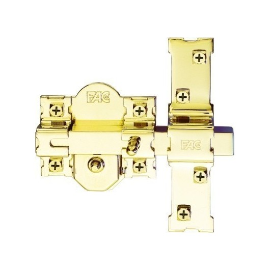 Cerrojo Sobreponer 80Mm 301-Rp Dorado Bombillo 50Mm Fac