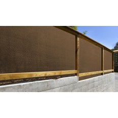 Malla Ocultacion Sombreo Premium Fun&Go 2 X 5 M Marron