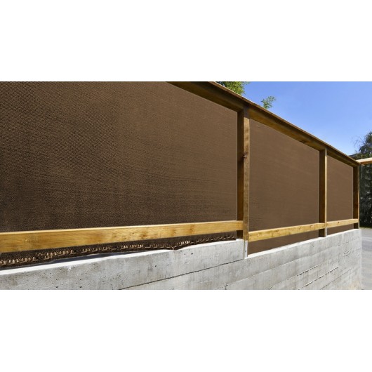 Malla Ocultacion Sombreo Premium Fun&Go 2 X 5 M Marron