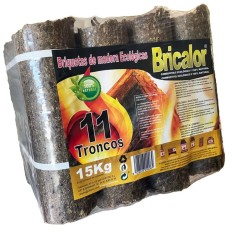 Briqueta Encendido Madera Prensada Bricalor 15 Kg