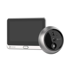 Mirilla Inteligente Full Hd Wi-Fi, Plata Y Negro D Mirilla S