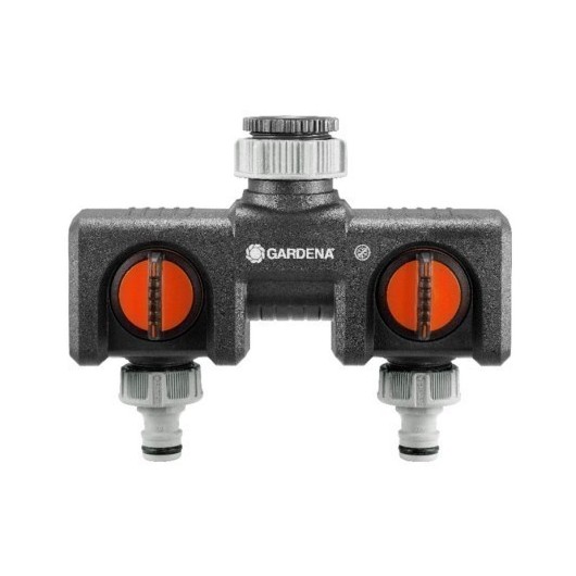 Distribuidor Riego Doble Gardena Pp Para 2 Aparatos 8193-20