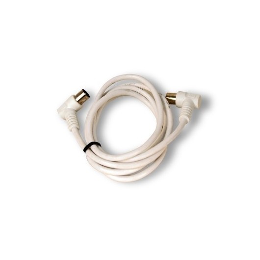 Prolongador Cable Antena Conector Acodado 1,5Mt Bl Axil