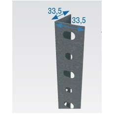 Angulo Estant 2,0 Mt Ranurado P35 Met Galv Simonrack