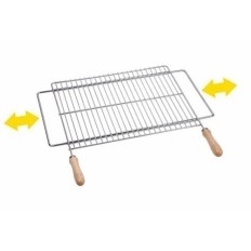 Parrilla Barbacoa Extensible Zinc Sauvic 70/80X40 Cm