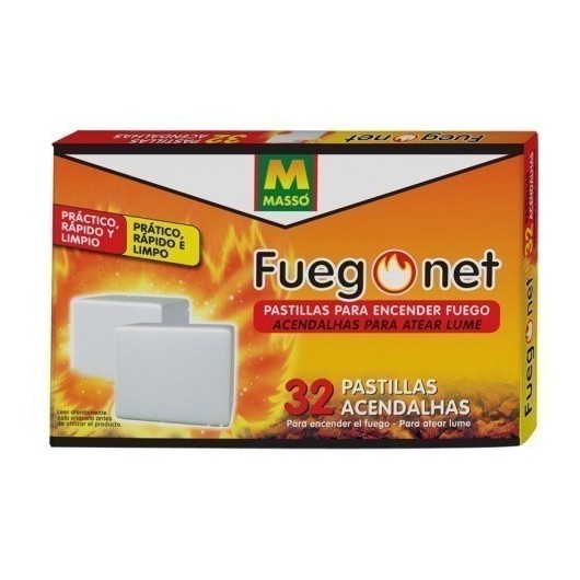 Pastilla Encendido Normales Fuegonet 32 Pastillas