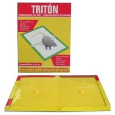 Trampa Adhesiva Ratas Triton 24,5X18,5 Cm 2 Unidades Triton