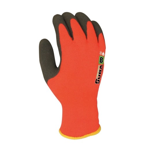 Guante Poliester / Acrilico Recubierto Latex Rugoso Invierno