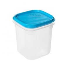 Contenedor Alimentos Cuadrado Topflex 0,7 L Turquesa Tatay
