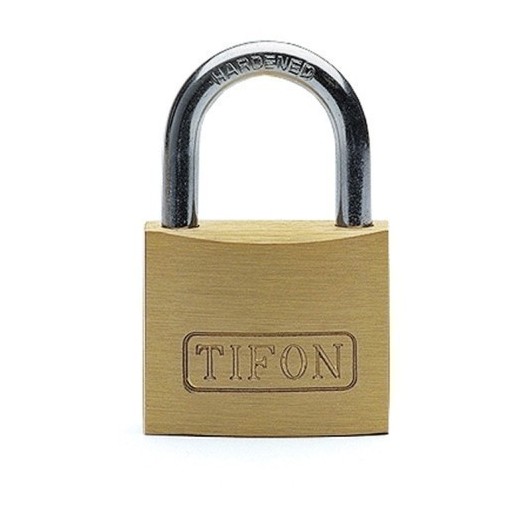 Candado Seguridad  25Mm Arco Corto Laton Tifon  Ifam