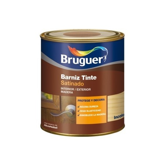 Barniz Mad Sat. 250 Ml Inc. Int/Ext Sint. Bruguer