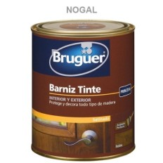 Barniz Mad Sat. 750 Ml Nogal Int/Ext Sint. Bruguer