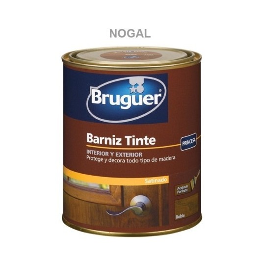 Barniz Mad Sat. 750 Ml Nogal Int/Ext Sint. Bruguer